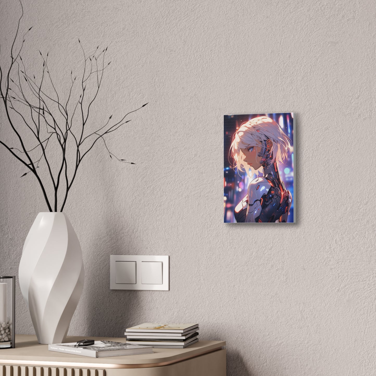 HQ Canvas Print - Future Tech - Cyberpunk Android