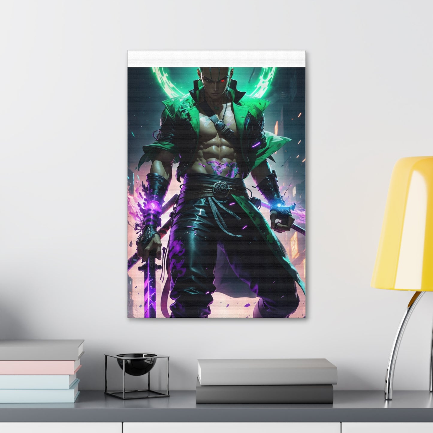 HQ Canvas Print - Cyberpunk Swordsman