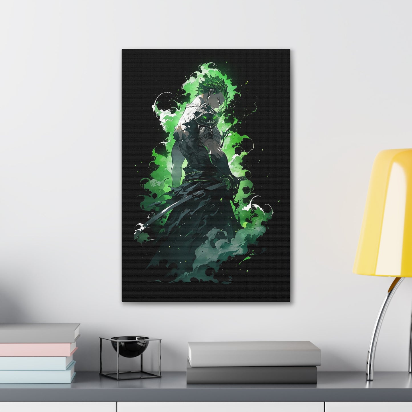 HQ Canvas Print - Green Aura Zoro