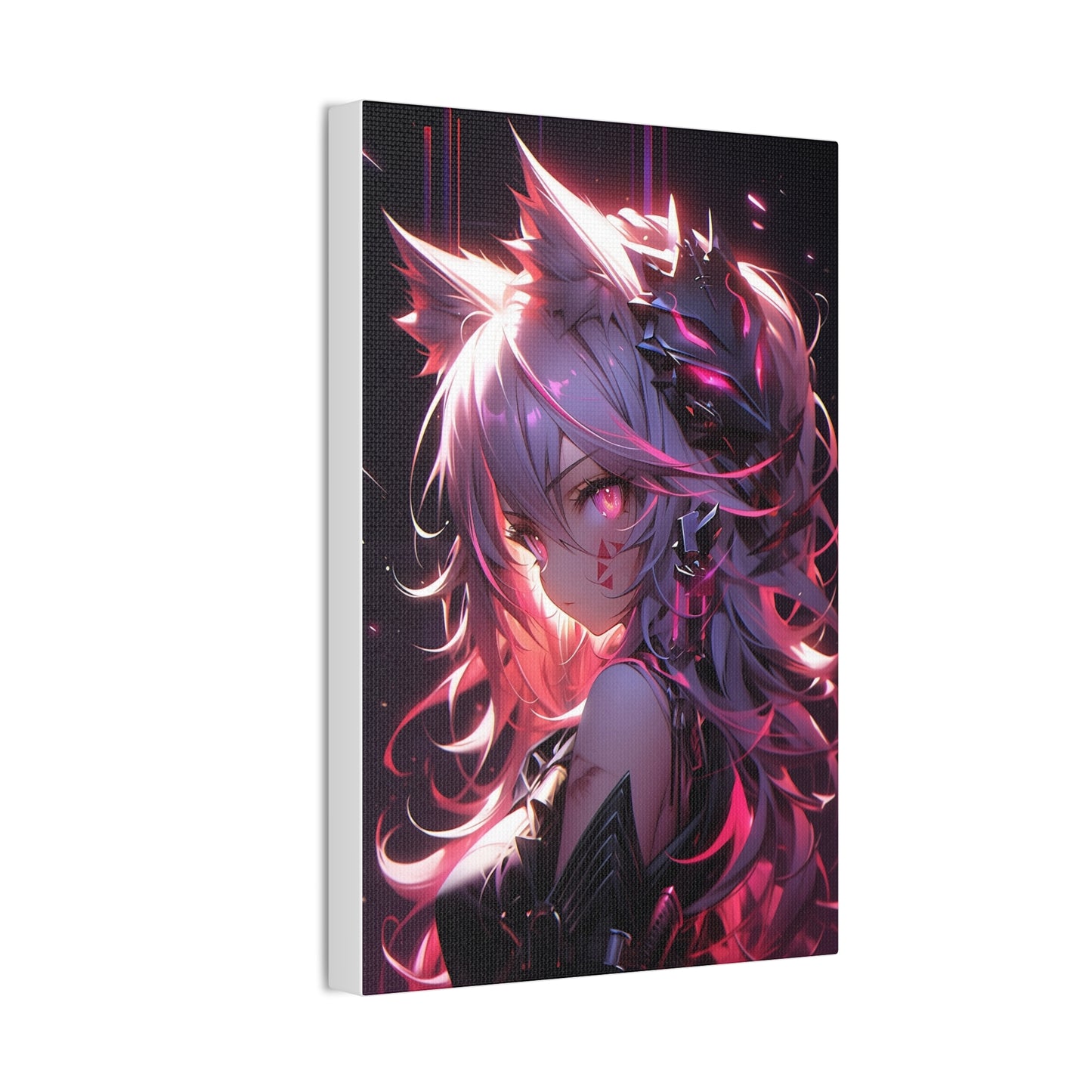 HQ Canvas Print - Bright Eyes Collection - Demonic Cat Girl