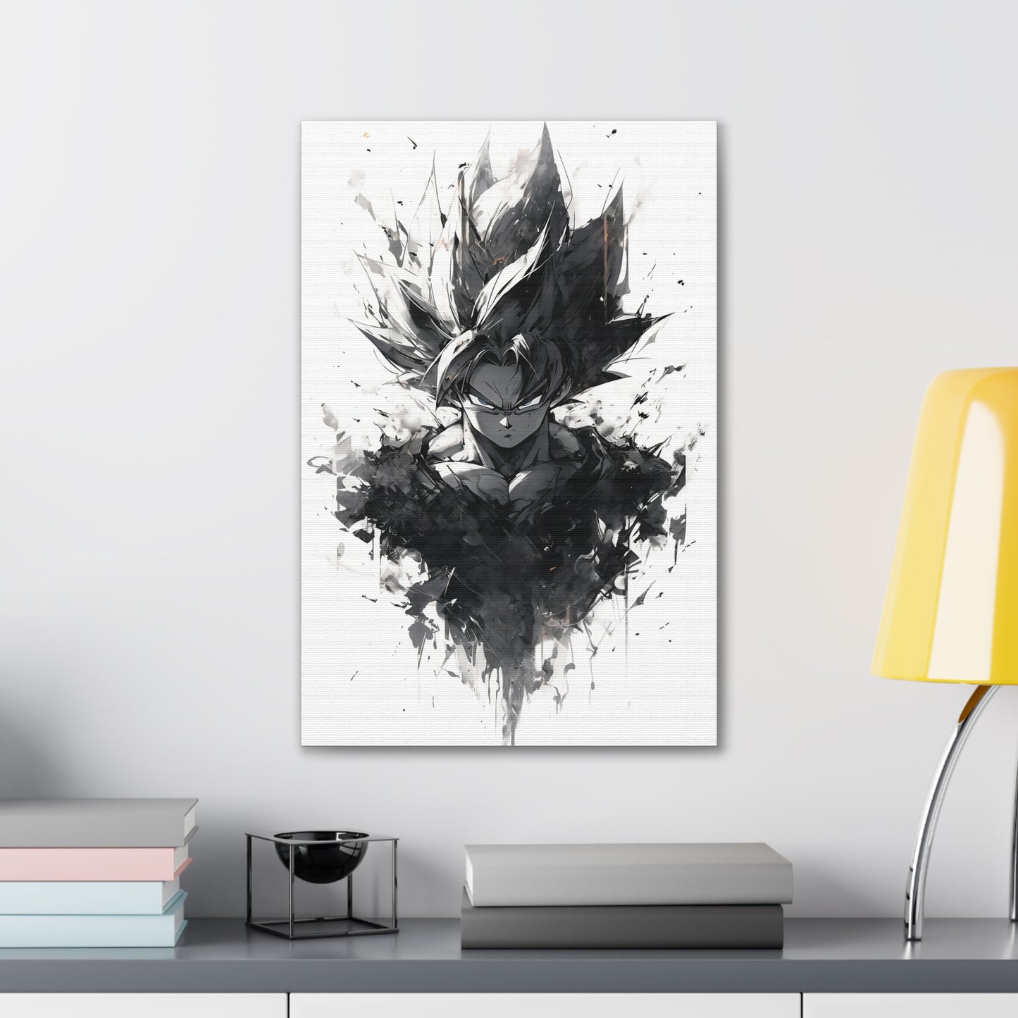 HQ Canvas Print - Ink Paint Goku