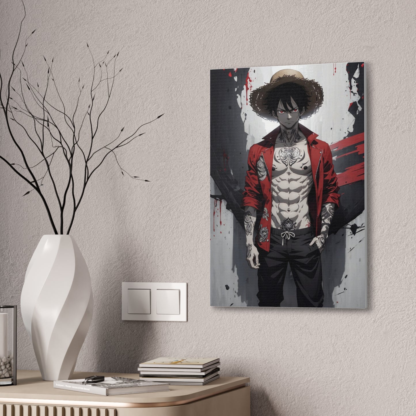 HQ Canvas Print - Yakuza Luffy