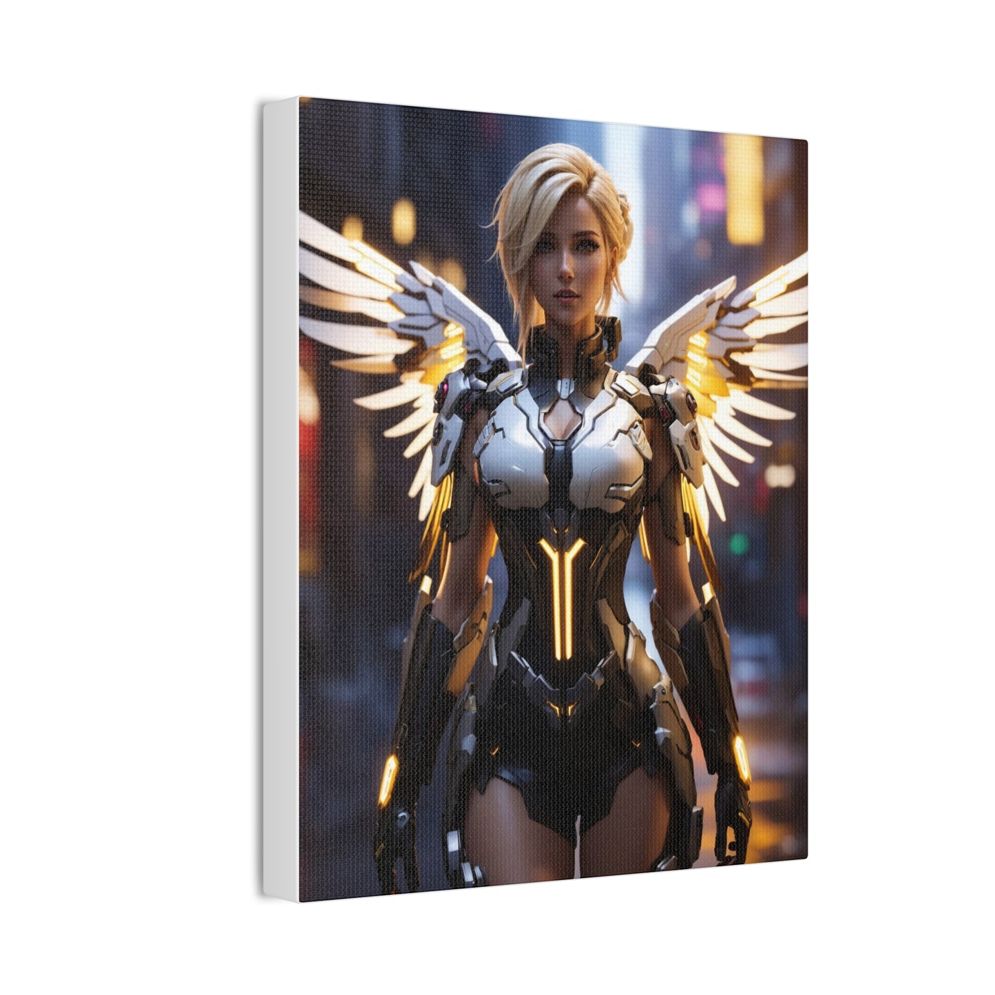 HQ Canvas Print - Cyberpunk Mercy