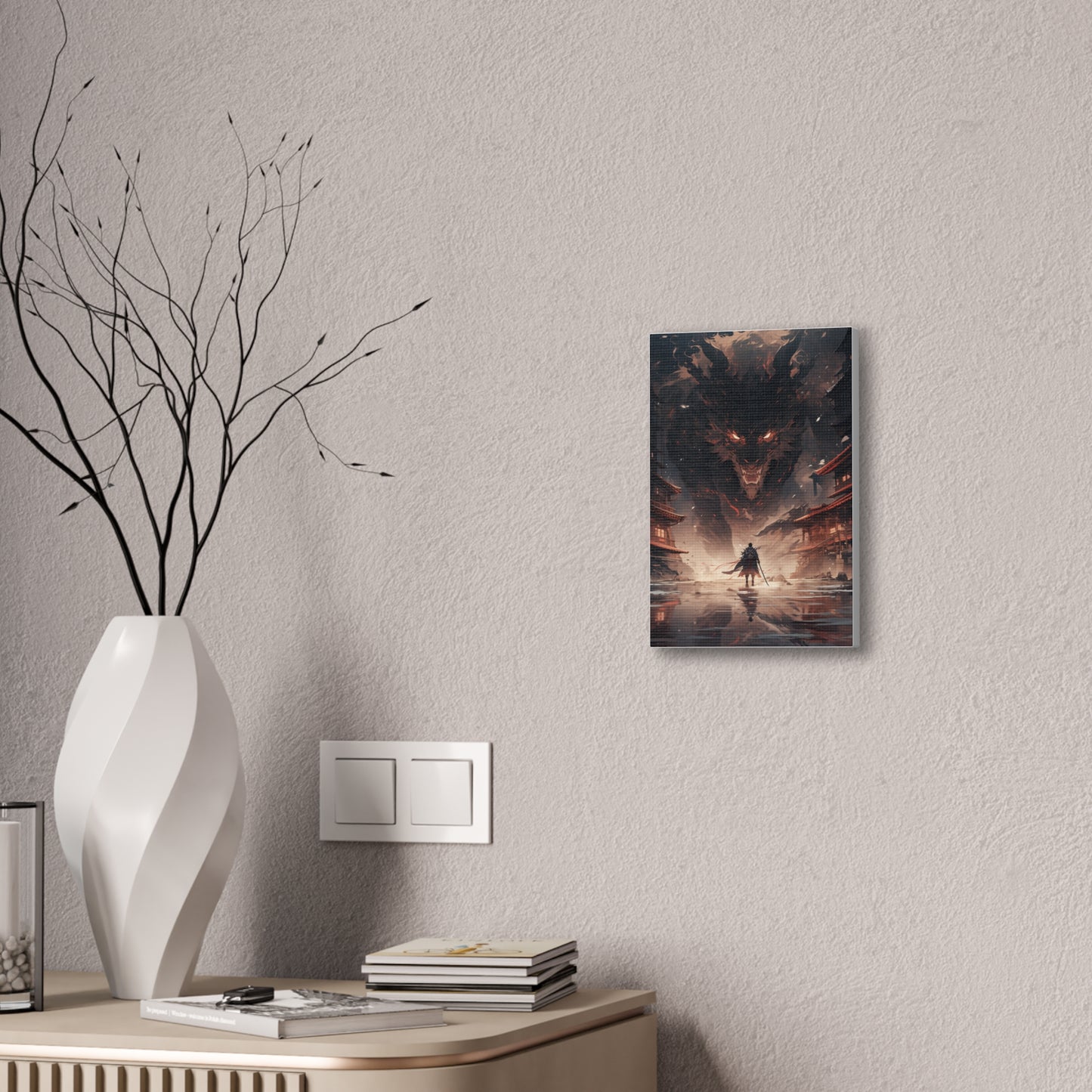 HQ Canvas Print - Lone Hero Collection - Demon Wolf