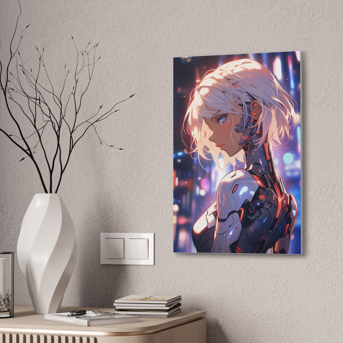 HQ Canvas Print - Future Tech - Cyberpunk Android