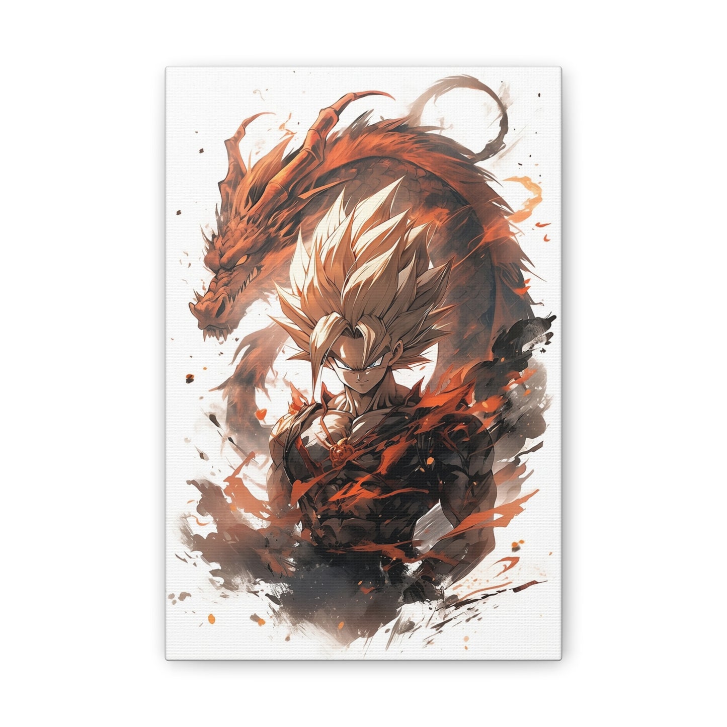 HQ Canvas Print - Orange Dragon Goku