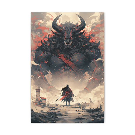 HQ Canvas Print - Lone Hero Collection - Demon Lord