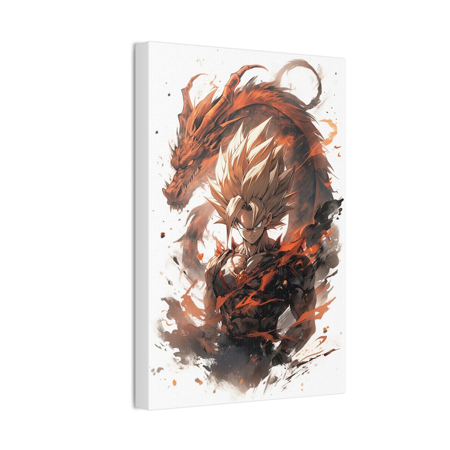 HQ Canvas Print - Orange Dragon Goku