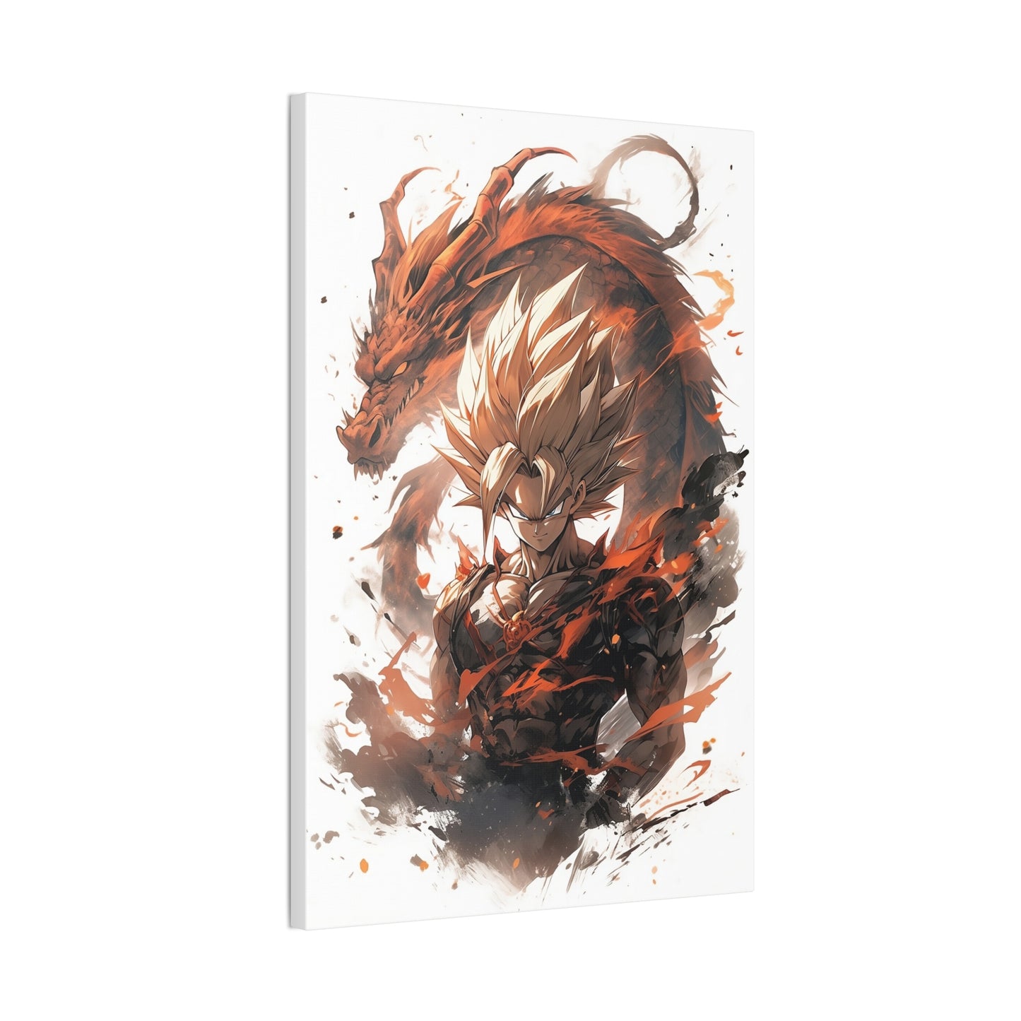 HQ Canvas Print - Orange Dragon Goku