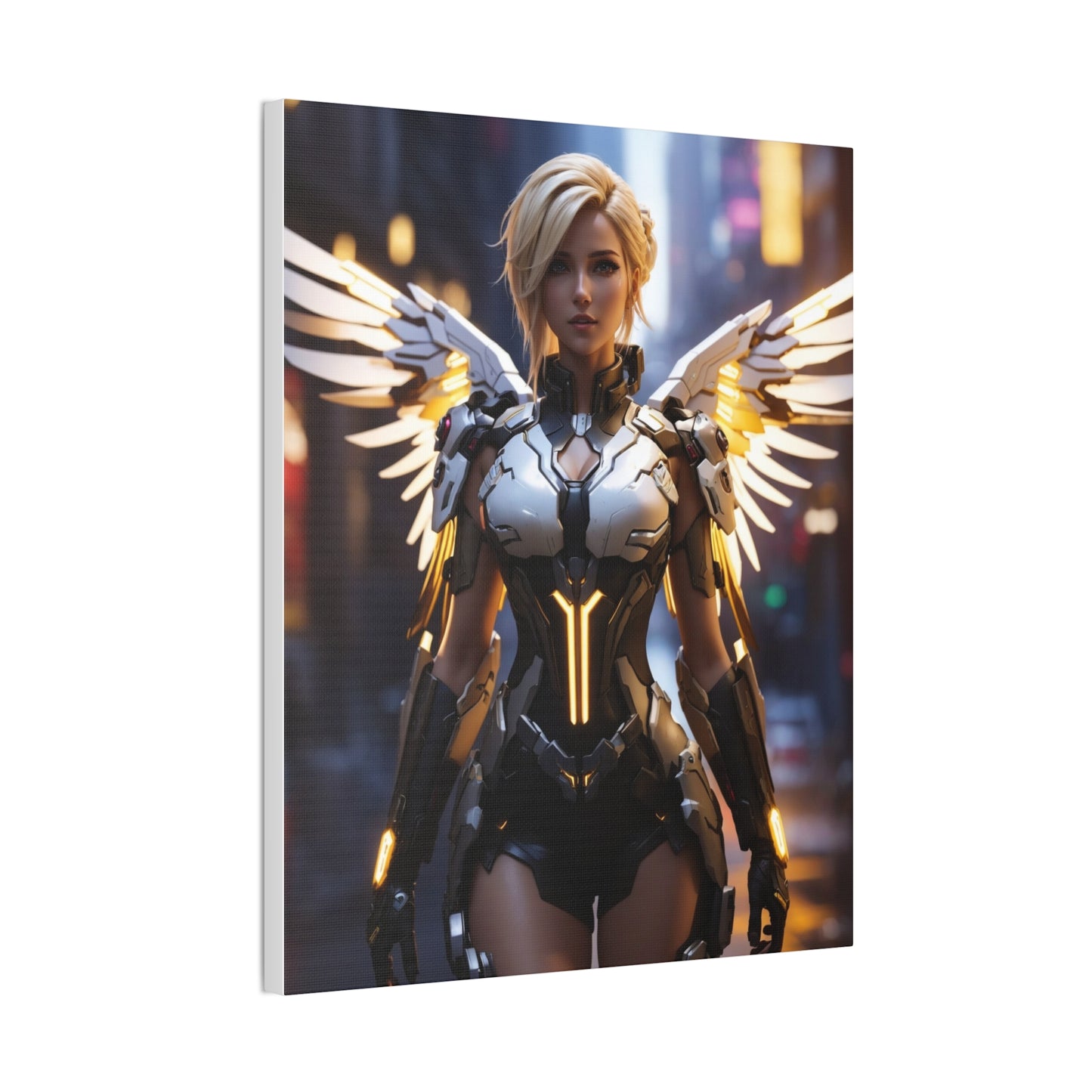 HQ Canvas Print - Cyberpunk Mercy