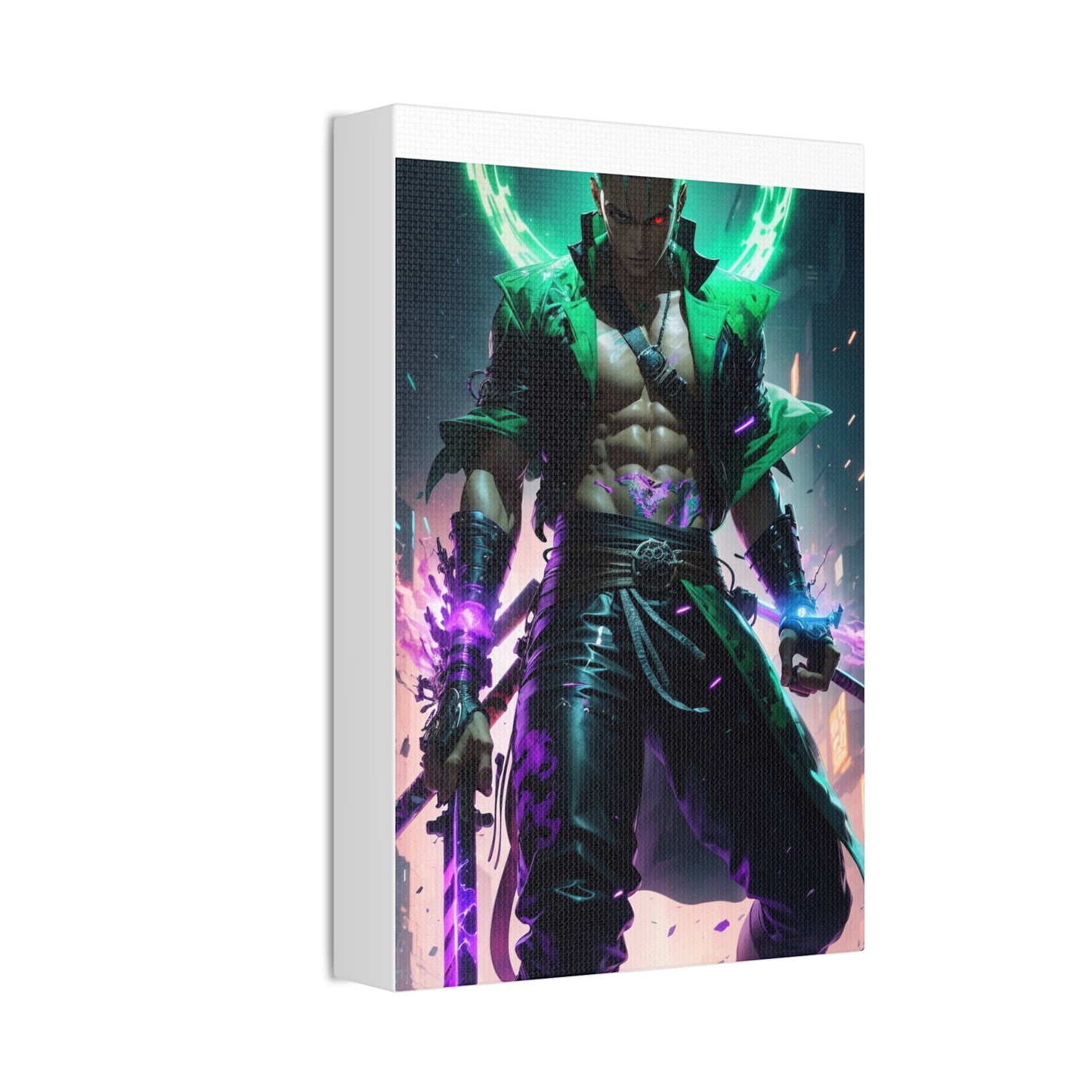 HQ Canvas Print - Cyberpunk Swordsman