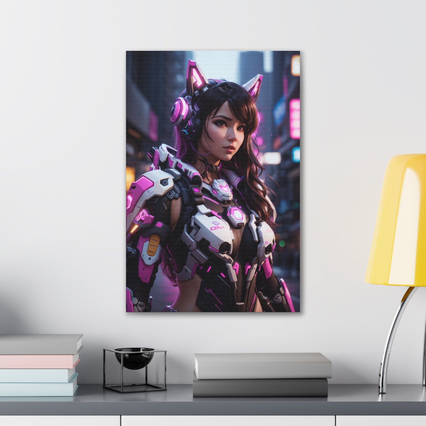 HQ Canvas Print - Cyberpunk D.Va