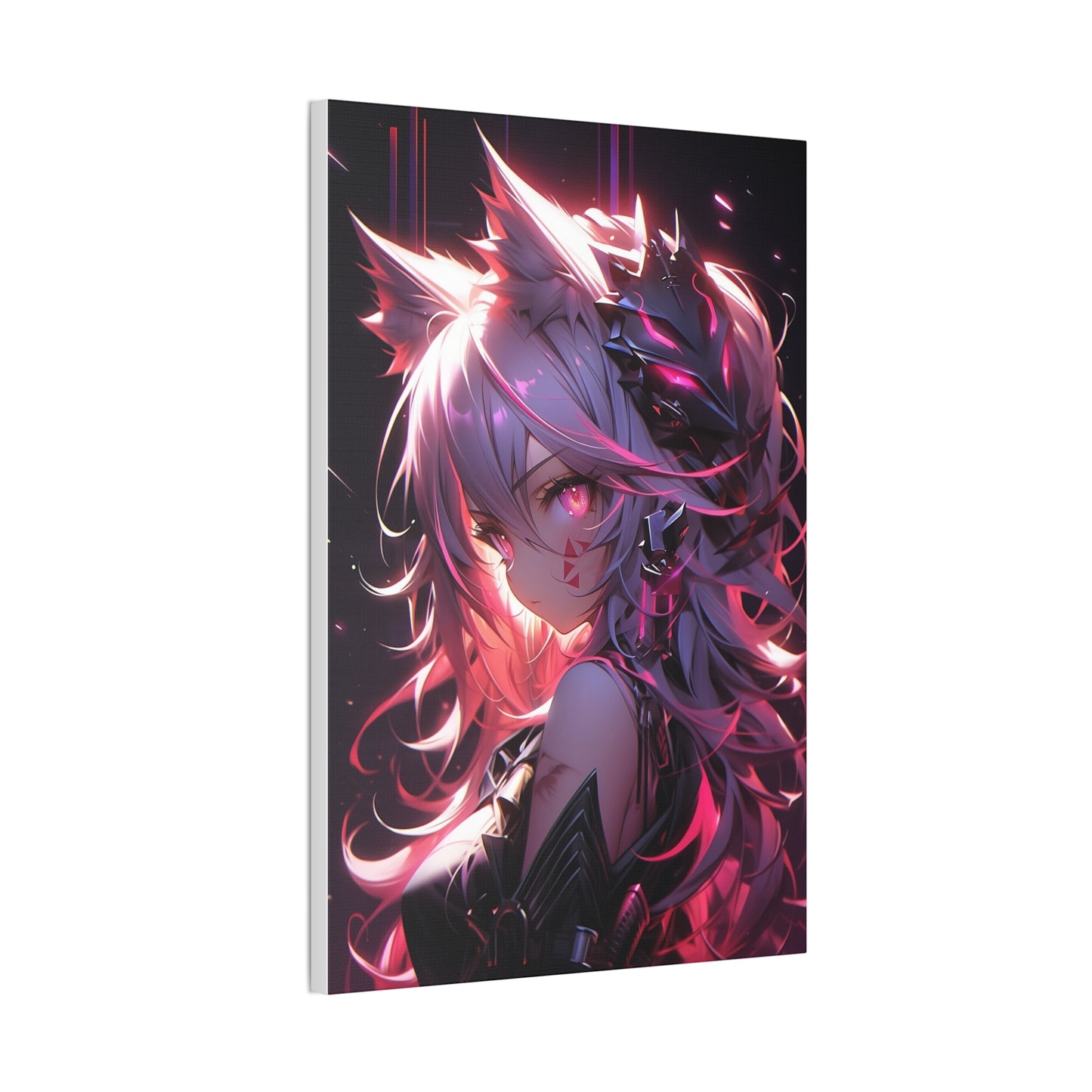 HQ Canvas Print - Bright Eyes Collection - Demonic Cat Girl