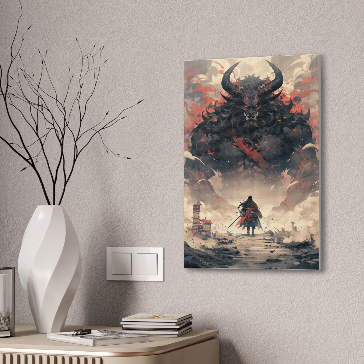 HQ Canvas Print - Lone Hero Collection - Demon Lord