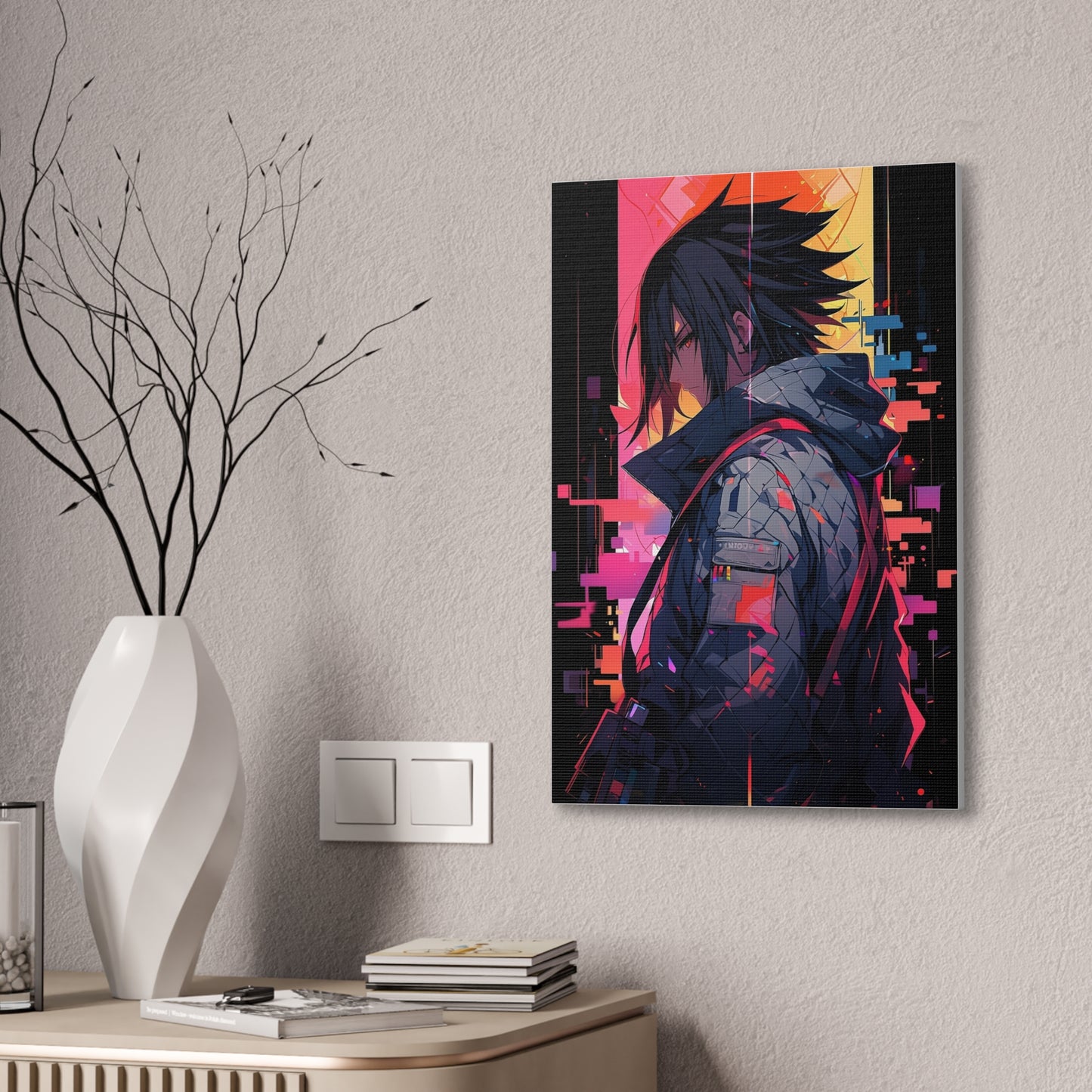 HQ Canvas Print - Cyberpunk Sasuke