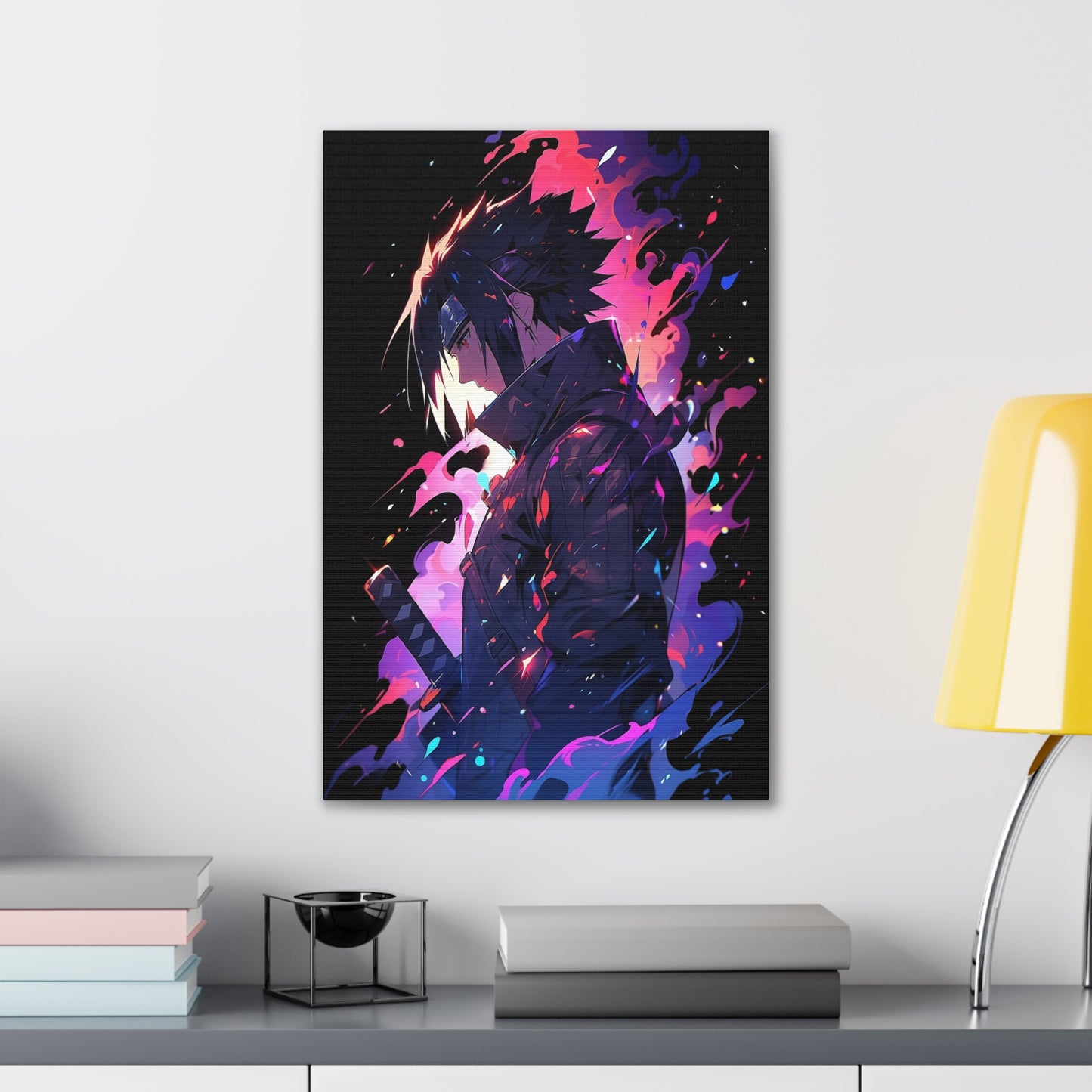 HQ Canvas Print - Cyberpunk Sasuke 2