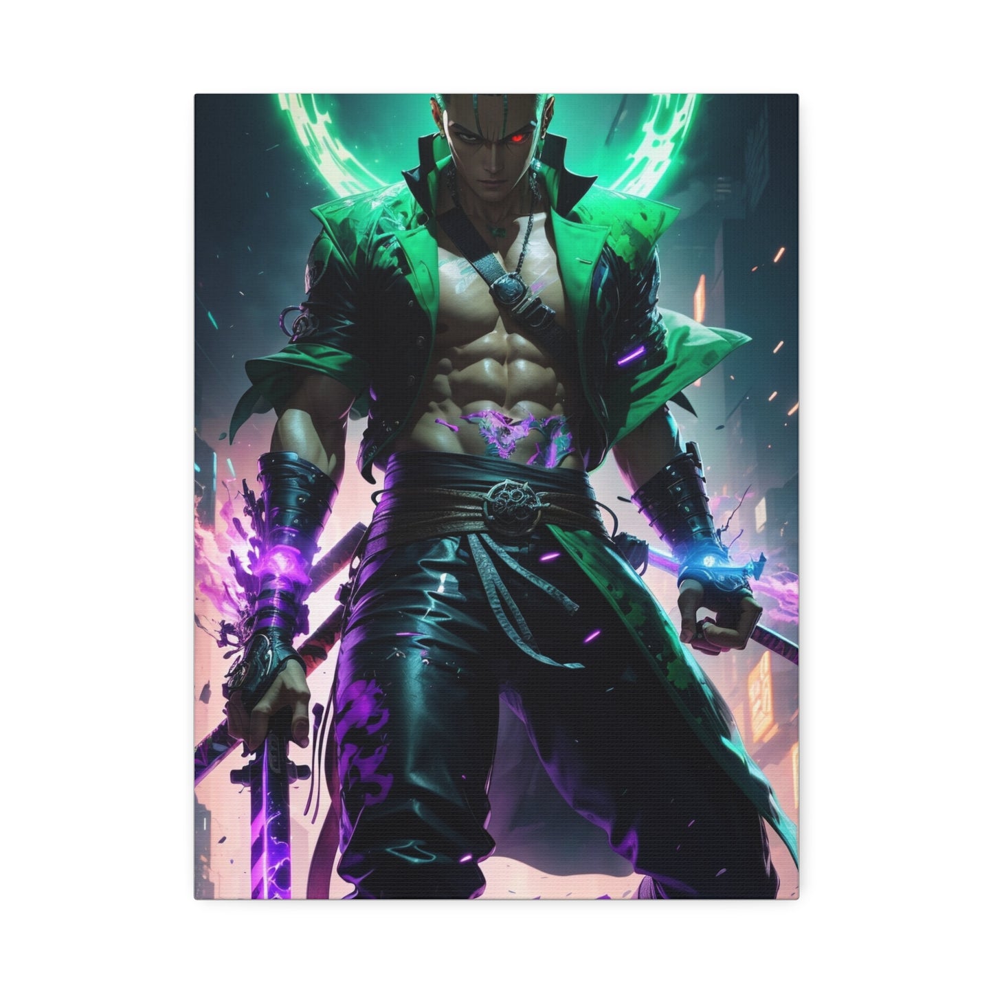 HQ Canvas Print - Cyberpunk Swordsman