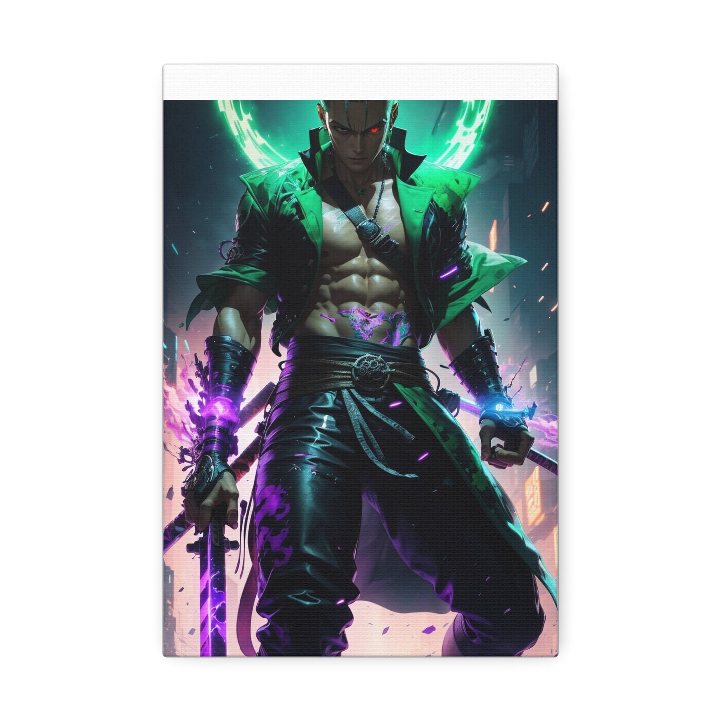 HQ Canvas Print - Cyberpunk Swordsman