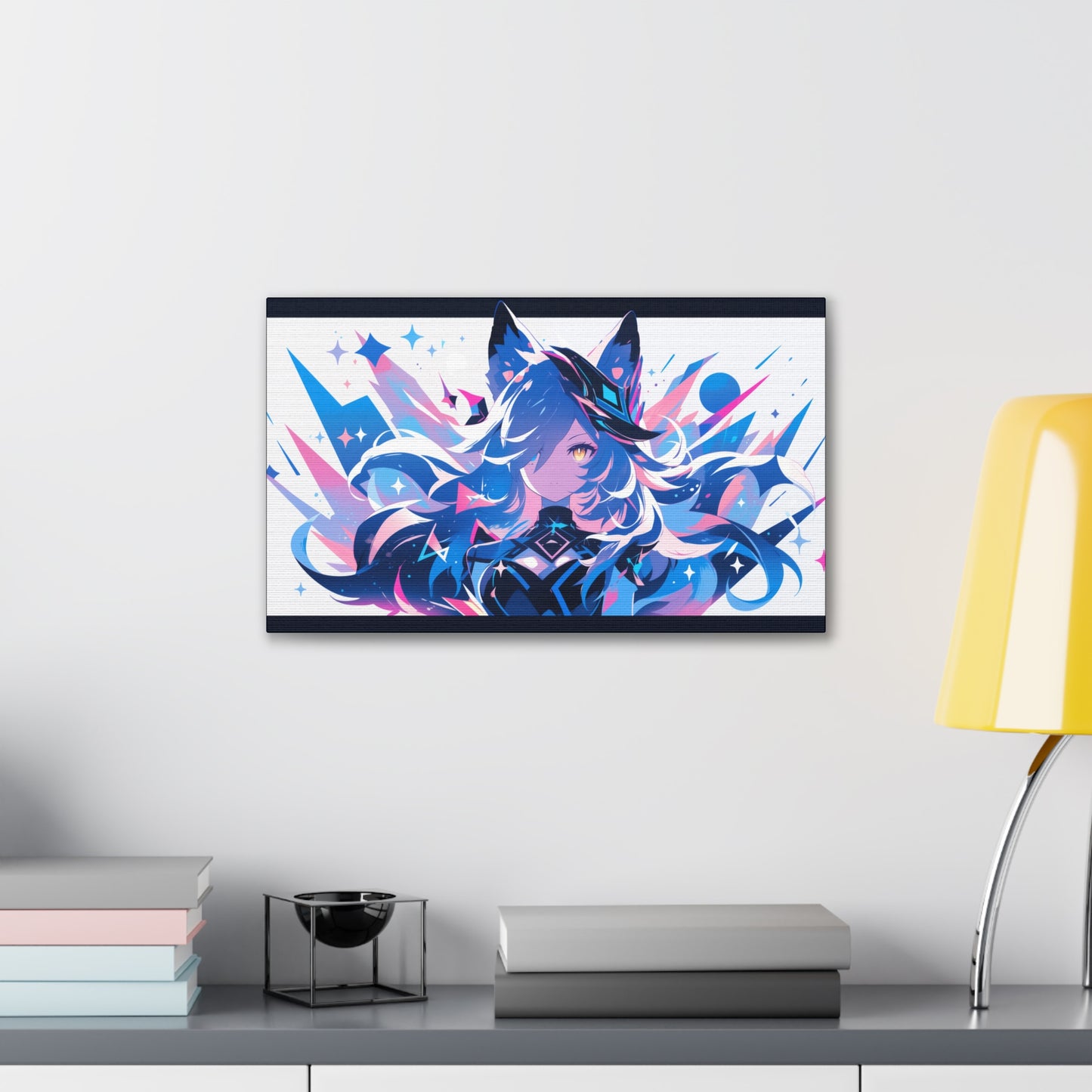 HQ Canvas Print - Cosmic Nine Tailed Fox 4