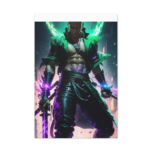 HQ Canvas Print - Cyberpunk Swordsman