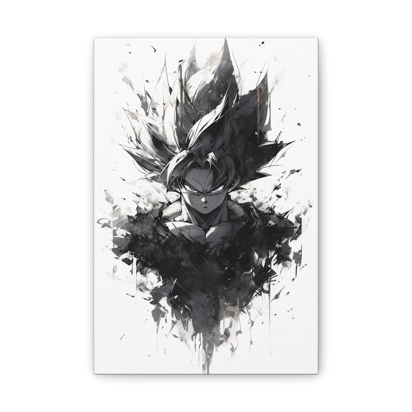 HQ Canvas Print - Ink Paint Goku