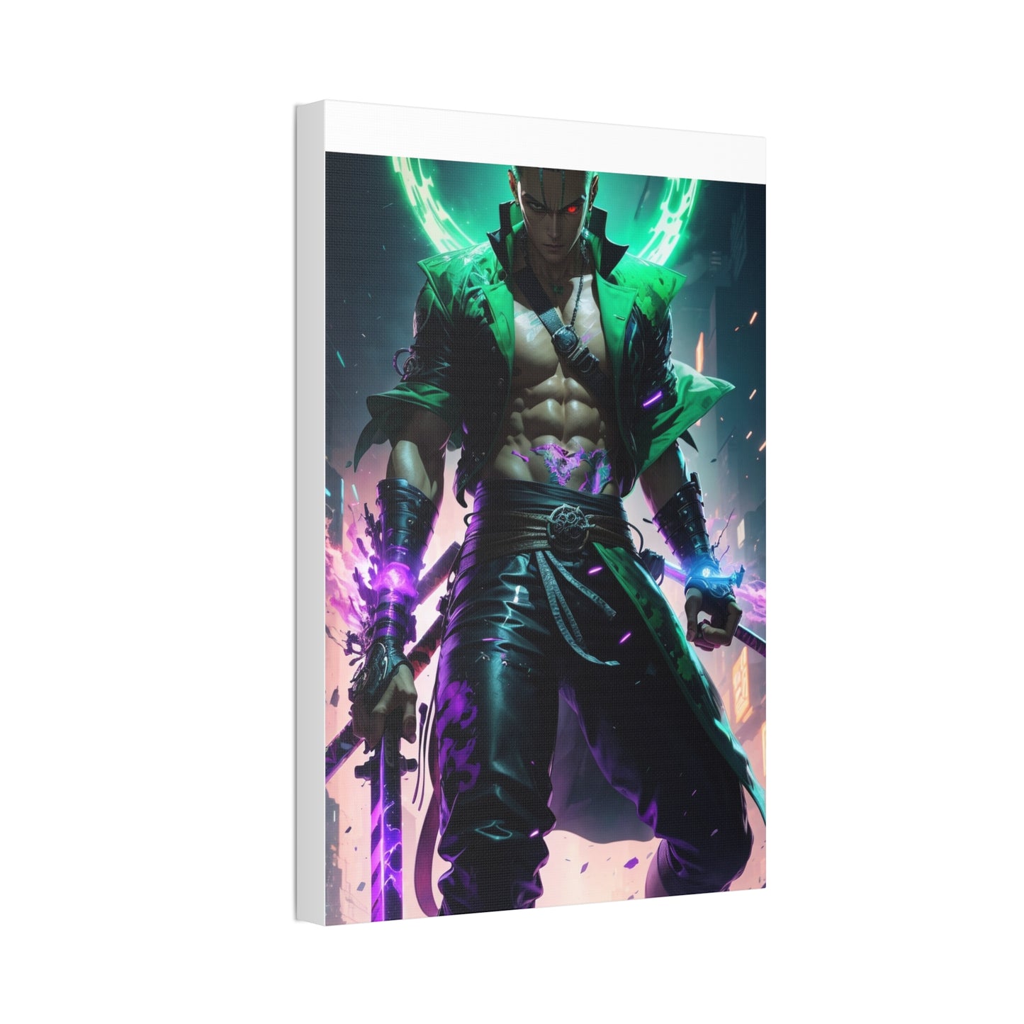 HQ Canvas Print - Cyberpunk Swordsman