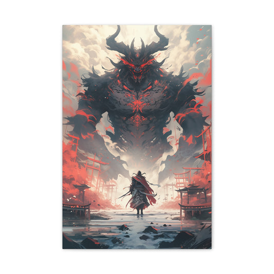 HQ Canvas Print - Lone Hero Collection - Greater Demon