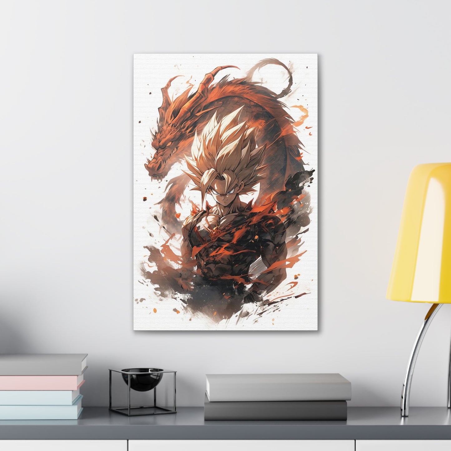 HQ Canvas Print - Orange Dragon Goku