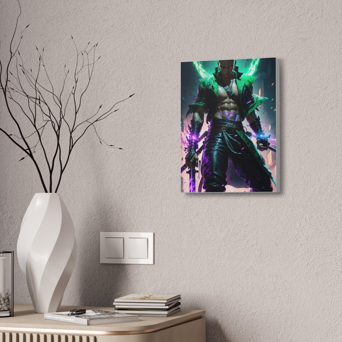 HQ Canvas Print - Cyberpunk Swordsman