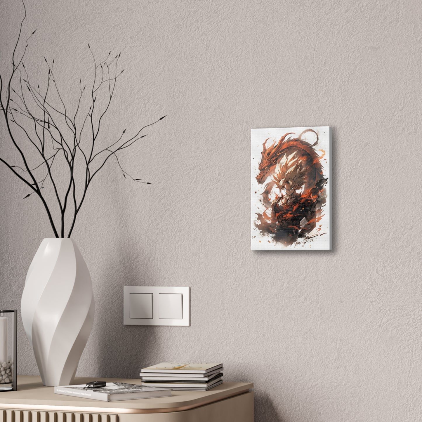 HQ Canvas Print - Orange Dragon Goku