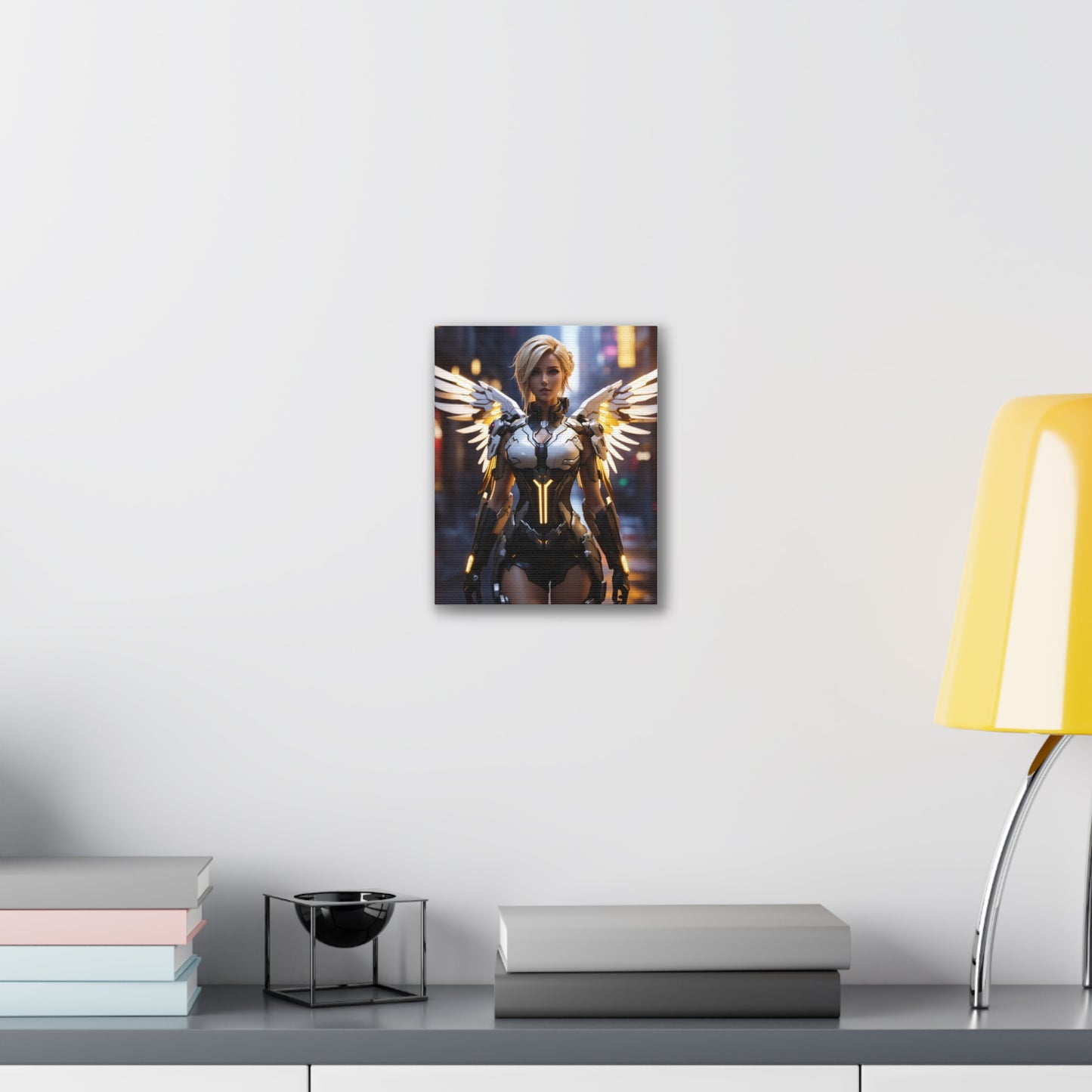 HQ Canvas Print - Cyberpunk Mercy