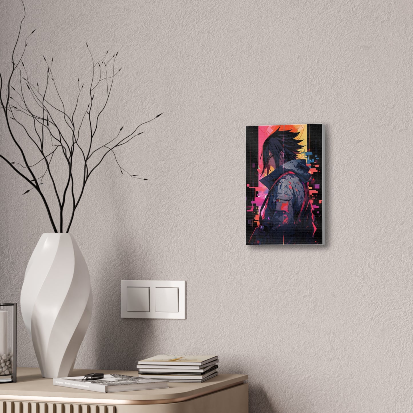 HQ Canvas Print - Cyberpunk Sasuke