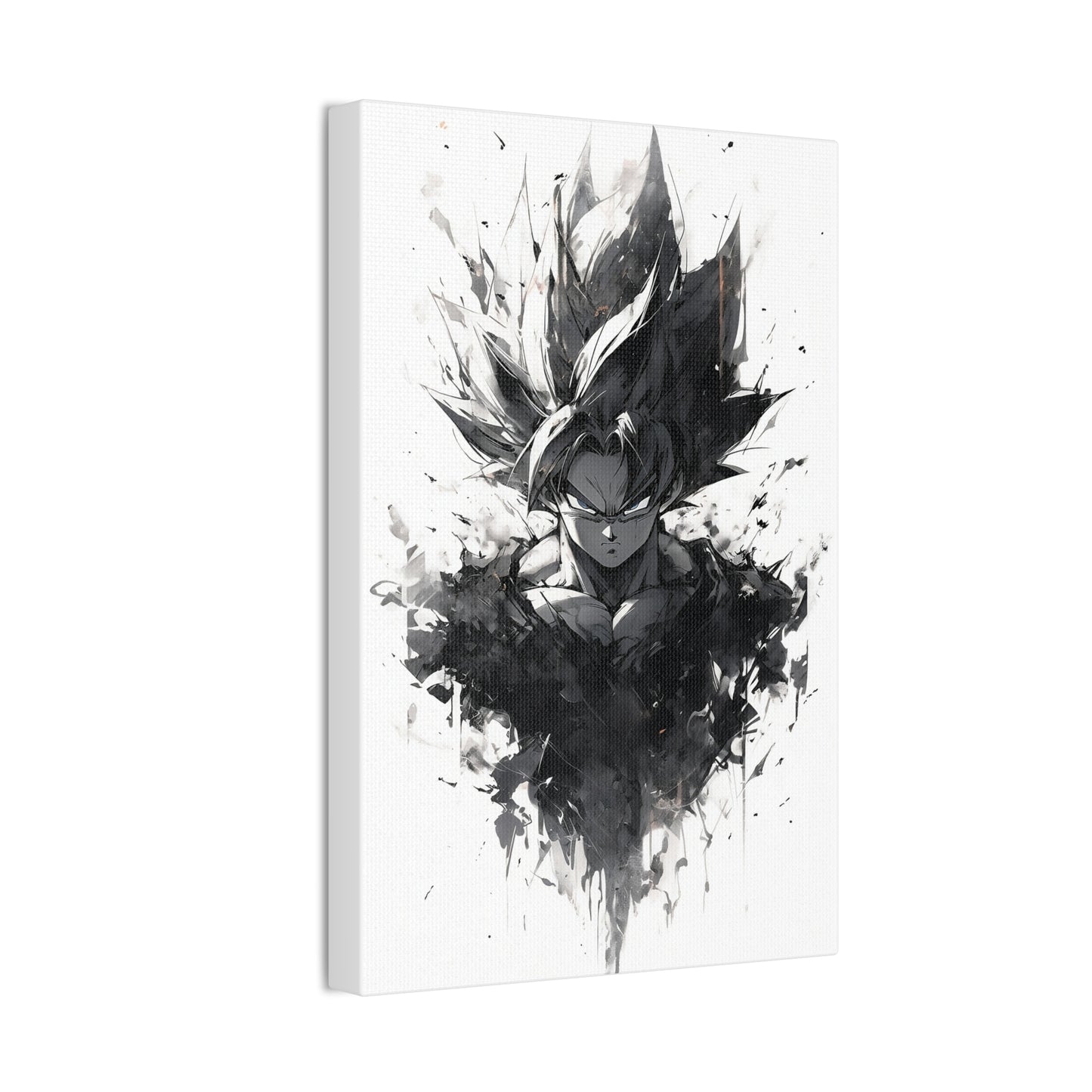 HQ Canvas Print - Ink Paint Goku