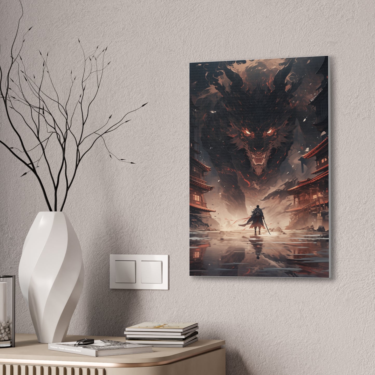 HQ Canvas Print - Lone Hero Collection - Demon Wolf