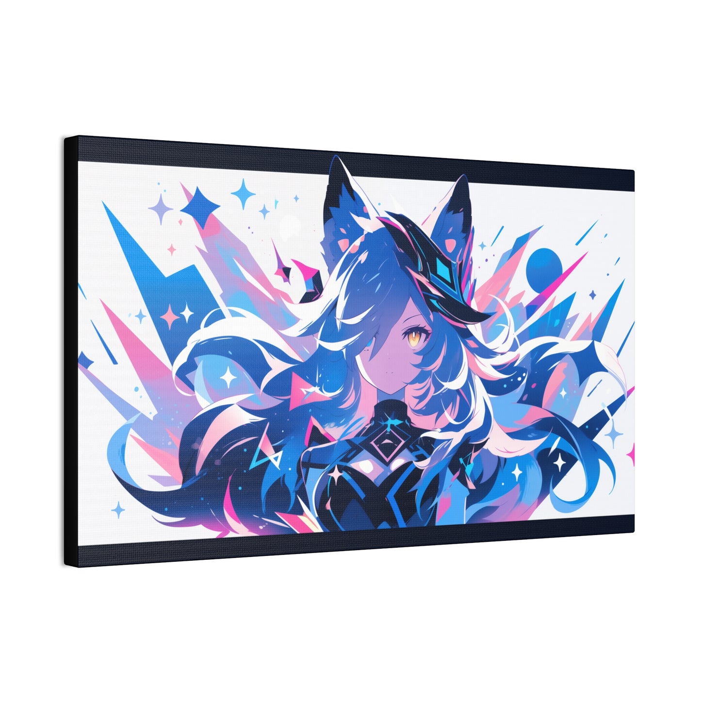 HQ Canvas Print - Cosmic Nine Tailed Fox 4