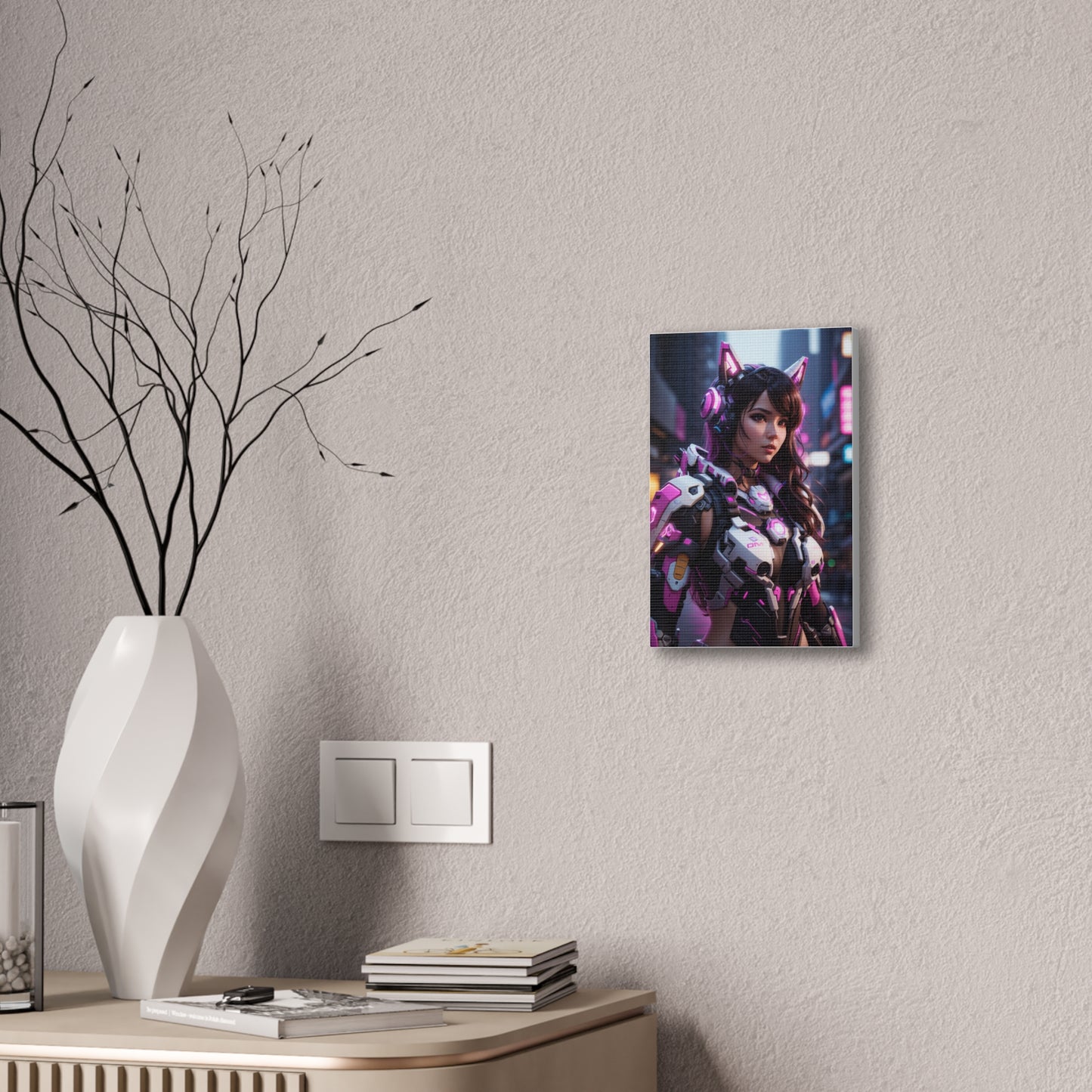 HQ Canvas Print - Cyberpunk D.Va