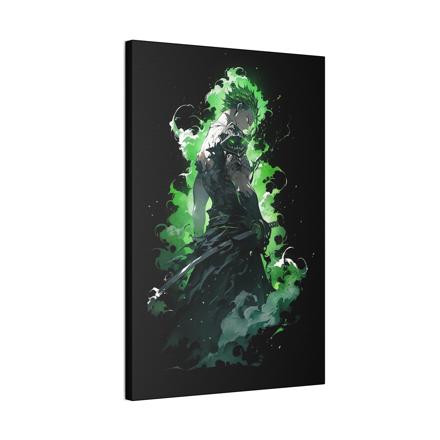 HQ Canvas Print - Green Aura Zoro