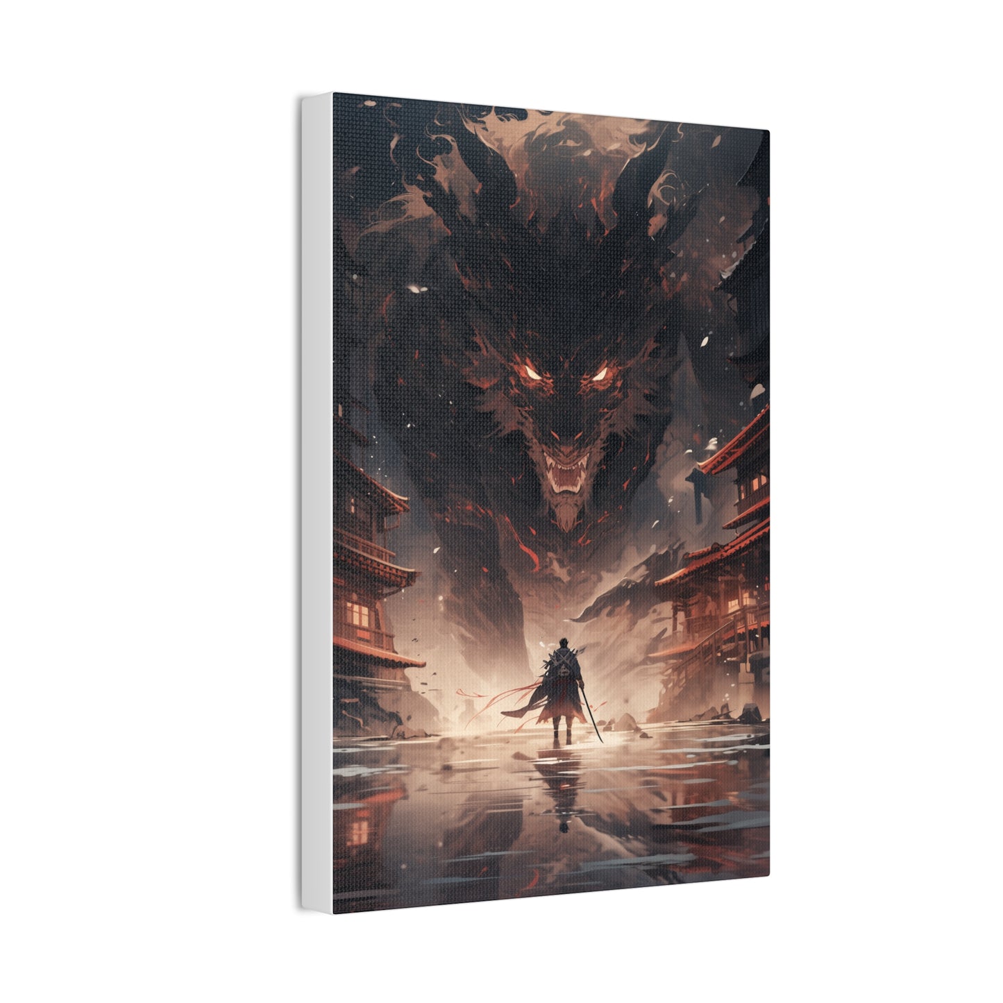 HQ Canvas Print - Lone Hero Collection - Demon Wolf