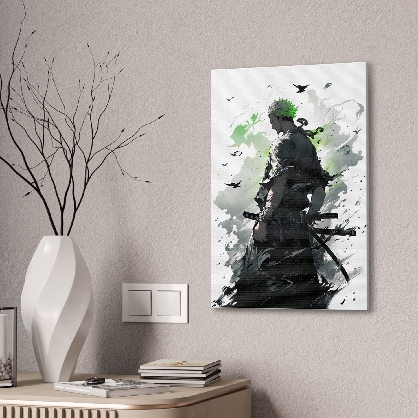 HQ Canvas Print - Ink Paint Zoro