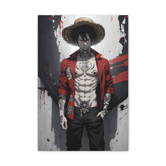 HQ Canvas Print - Yakuza Luffy