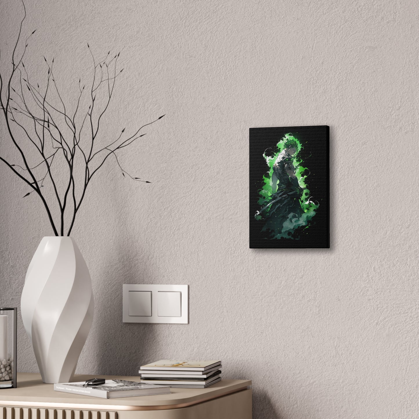 HQ Canvas Print - Green Aura Zoro