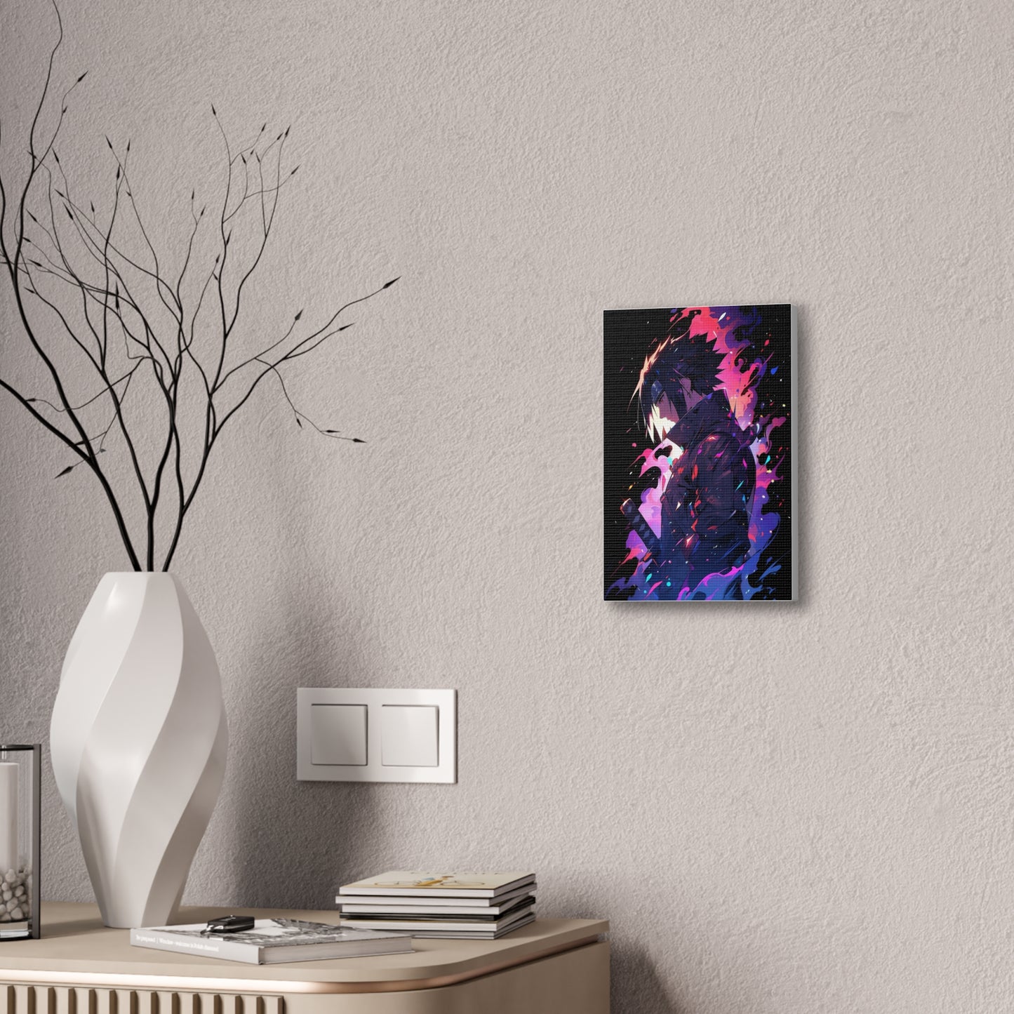 HQ Canvas Print - Cyberpunk Sasuke 2