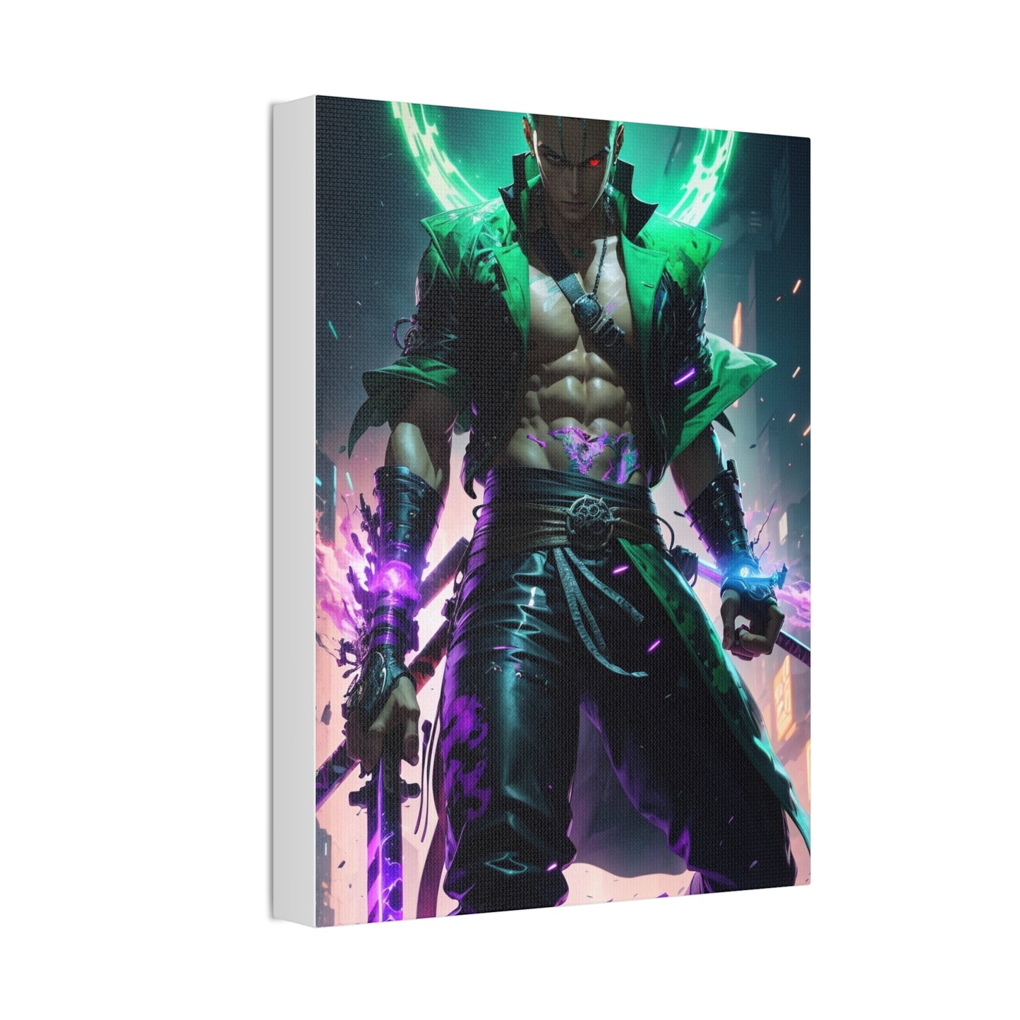 HQ Canvas Print - Cyberpunk Swordsman