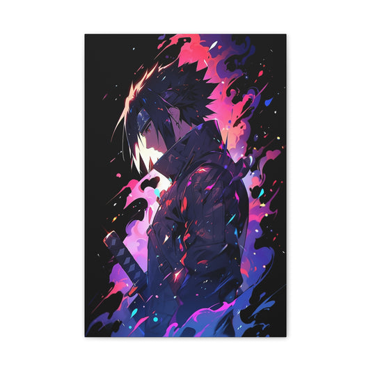 HQ Canvas Print - Cyberpunk Sasuke 2