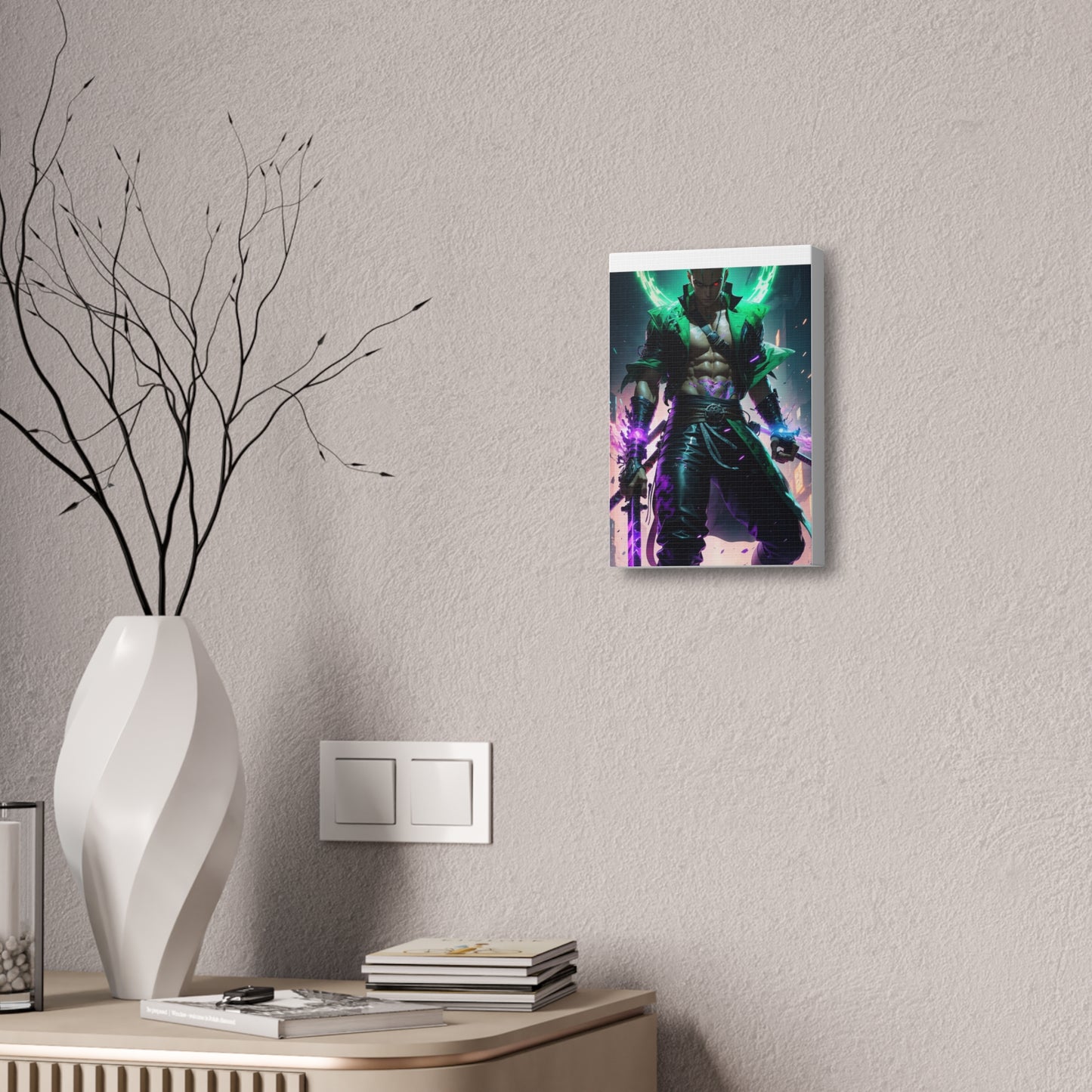 HQ Canvas Print - Cyberpunk Swordsman