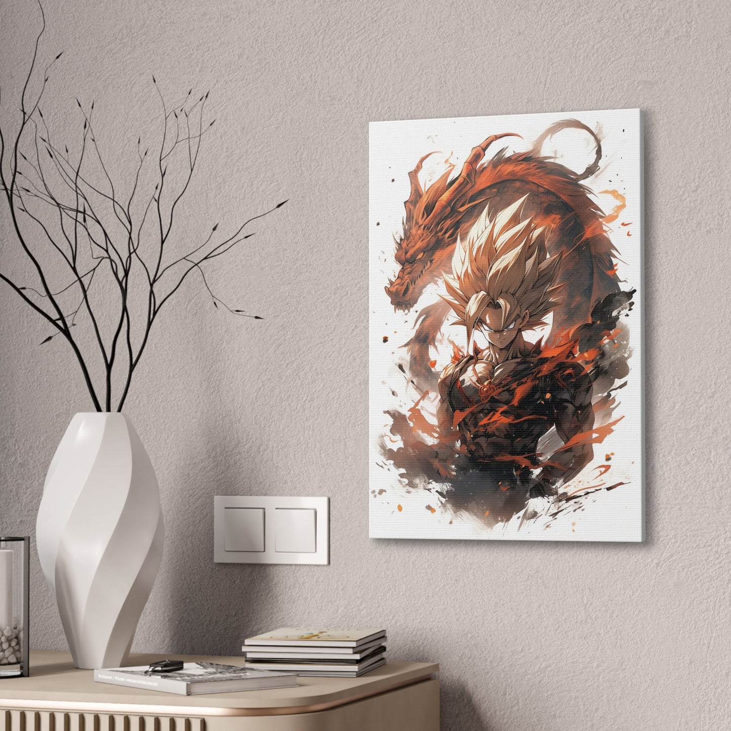 HQ Canvas Print - Orange Dragon Goku