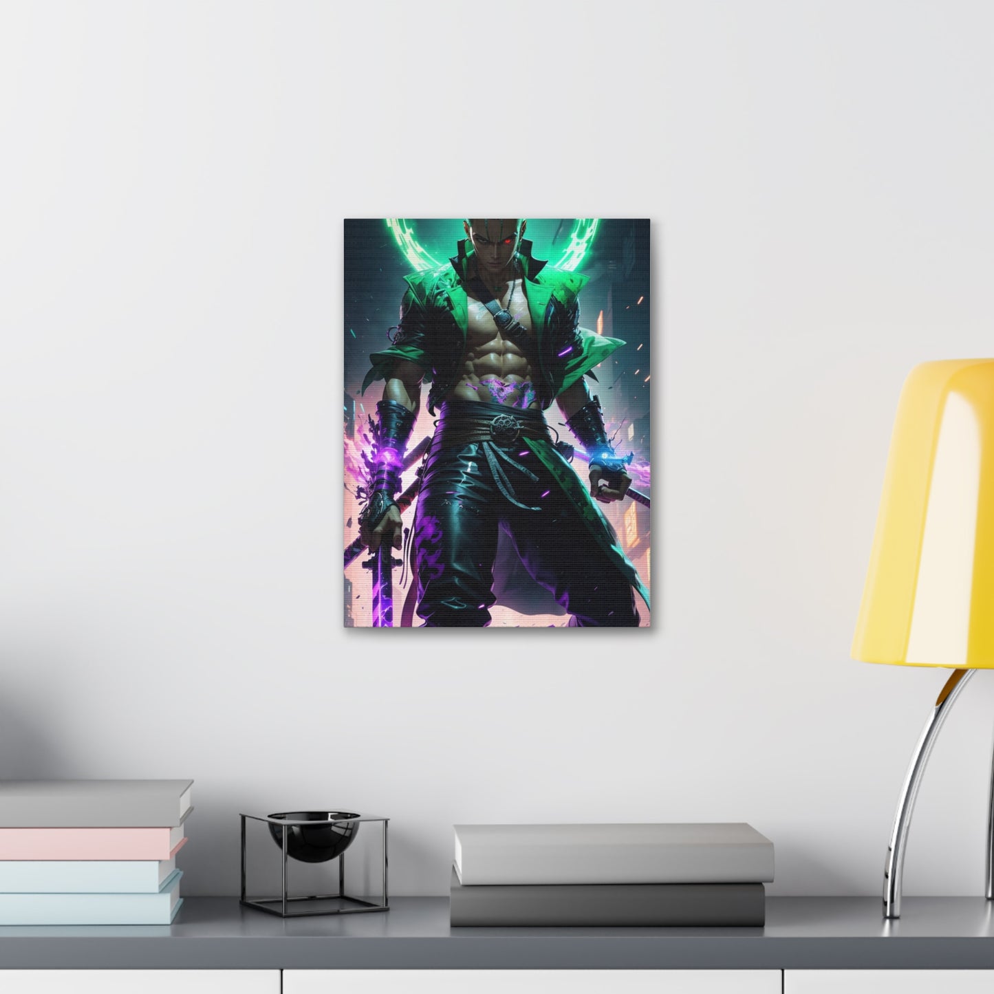 HQ Canvas Print - Cyberpunk Swordsman