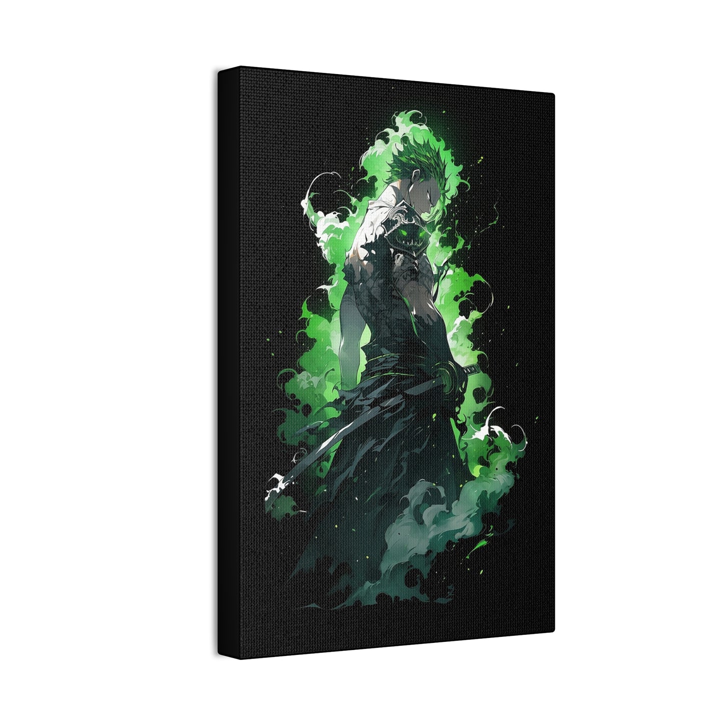 HQ Canvas Print - Green Aura Zoro