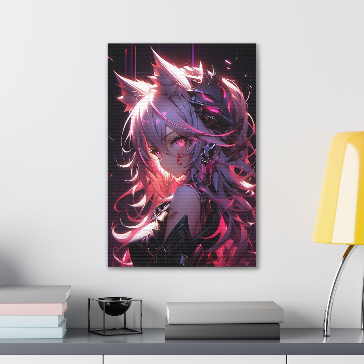 HQ Canvas Print - Bright Eyes Collection - Demonic Cat Girl