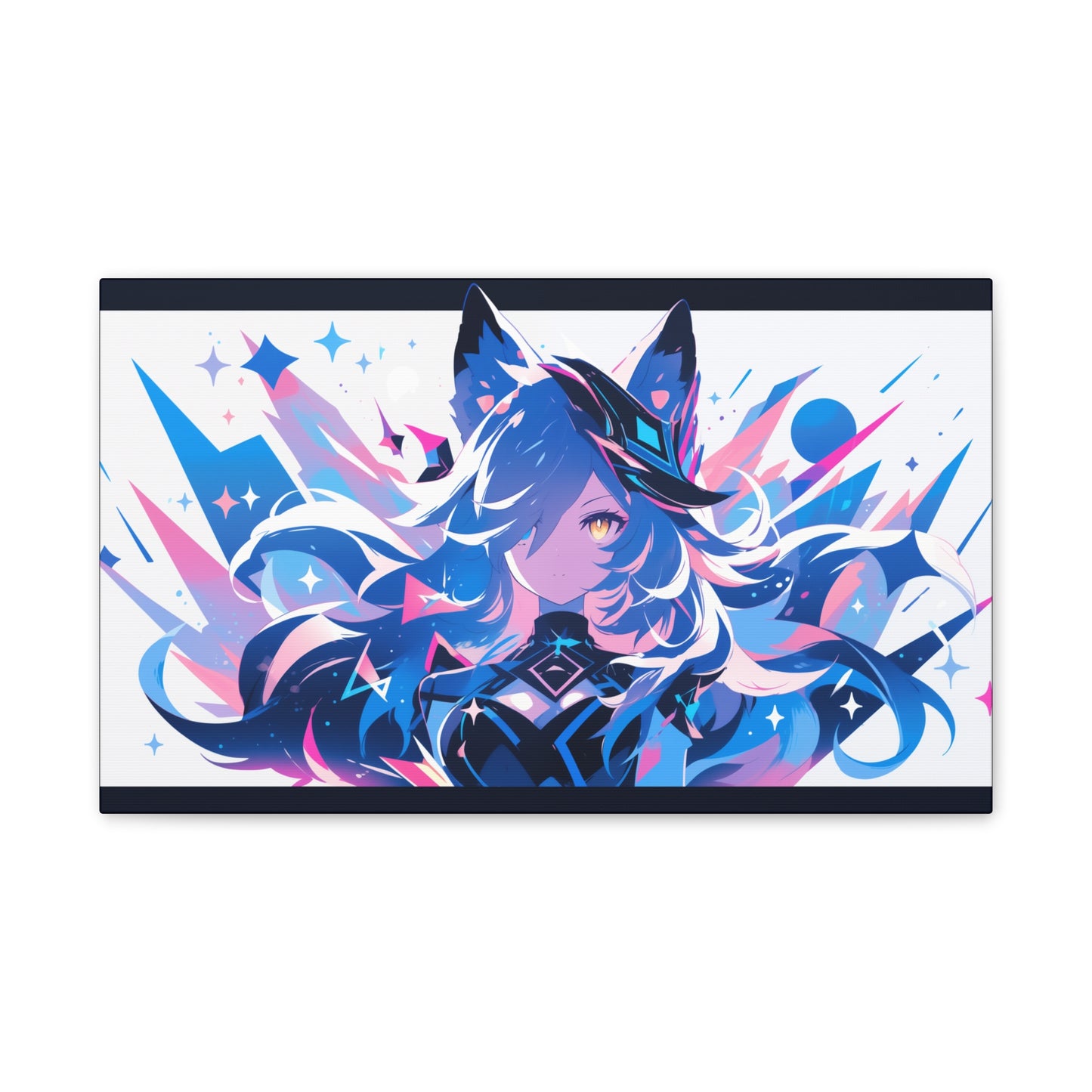 HQ Canvas Print - Cosmic Nine Tailed Fox 4